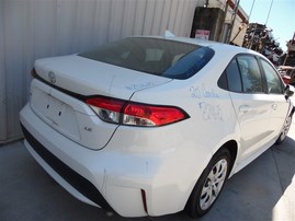 2020 Toyota Corolla LE White Sedan 1.8L AT #Z24672